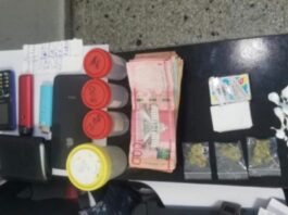 Policía ocupa drogas, dinero y objetos ilícitos durante intervención en Jima Abajo, La Vega