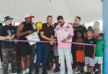 Cristian Morel inaugura parque rehabilitado en La Ciénaga con la presencia de Crazy Design