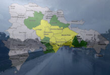 COE aumenta a 6 provincias y el Distrito Nacional en alerta amarilla y mantiene 5 en verde
