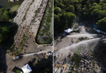 VIDEO: Policía y Ejército dispersan a bombazos y chorros de agua marcha contra minera en San Juan