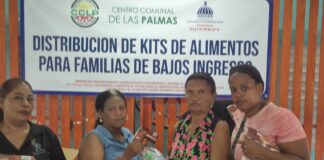 Centro Comunal de Las Palmas entrega 120 kits de alimentos a familias vulnerables