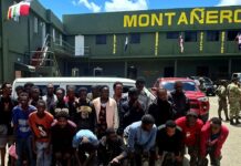 Patrulla del Ejército detiene minibús con 30 indocumentados en SJM