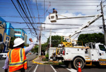 Edesur informa cortes en el servicio eléctrico en sectores del Distrito Nacional