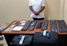 VIDEO: Capturan extranjero en Aeropuerto del Cibao con seis paquetes de cocaína ocultas en equipaje