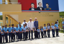 Abinader inaugura Escuela Básica José Valentín Pérez Castro en La Noriega, Santiago