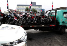 Intrant y organismos de seguridad realizan operativo de fiscalización y regulación de paradas de motocicletas