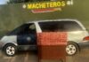Ejército ocupa contrabando de cigarrillos eran transportado oculto en un miniván en Mao