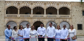 David Collado anuncia terminación remozamiento del Alcazar de Colón e inicia iluminación Ciudad Colonial