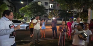 VIDEO: Residentes de Ciudad Juan Bosch realizan cacerolazo y marcha reclamando mejores servicios públicos
