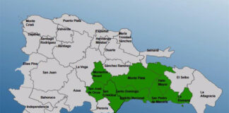 COE coloca 8 provincias y el Distrito Nacional en alerta verde por onda tropical que se aproxima