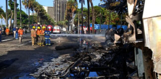 Identifican dos personas muertas en accidente de camión de combustible en el Malecón