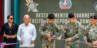 Ejército entrega remozados destacamentos de El Higuerito y Navarrete