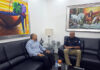 Director del COE realiza visita de cortesía al director de la Defensa Civil