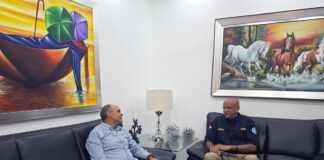 Director del COE realiza visita de cortesía al director de la Defensa Civil