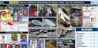 Policía Nacional identifica grupo que intentó asalto de Caribe Express en Azua