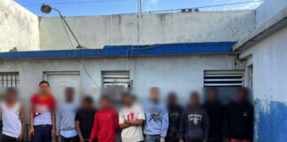 Policía Nacional detiene ocho presuntos integrantes de la banda “Los 5.5” en Haina