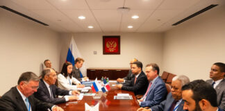 Canciller Bisonó se reúne con el ministro de Asuntos Exteriores de Rusia, Serguéi Lavrov