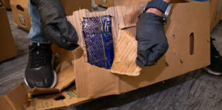 DNCD ocupa 172 láminas de cocaína camufladas en cajas de cartón en el Puerto Multimodal Caucedo