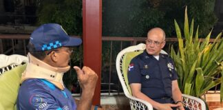 General Mateo Moquete se recupera tras accidente de tránsito, recibe visita general Ernesto Rodríguez García