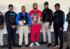 Policía Nacional recibe deportado desde Jamaica en el AILA a Jhovanny de Jesús Metz Cruz (Macho)