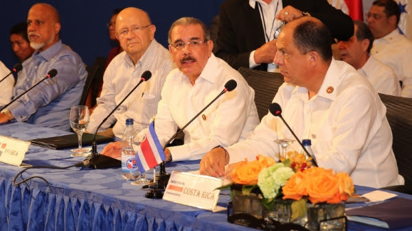 El presidente Danilo Medina en la cumbre del Sica habla de la pobreza en República Dominicana.