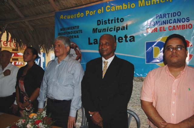 Eduardo estrella, presidente de Dominicanos por el Cambio en Santo Domingo Este